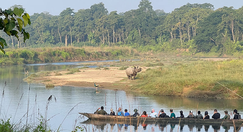 Caoning in Rapti River