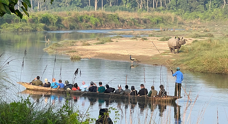 Canoe Ride in Rapti River